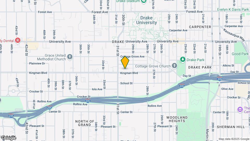 2931 Kingman Blvd Map and Location Details