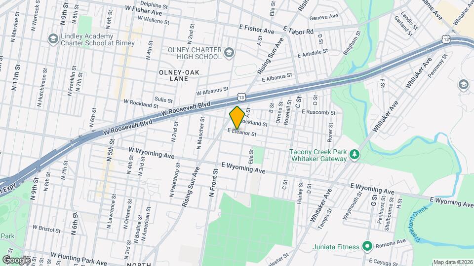 134 E Eleanor St Mapa y Detalles de la Ubicación