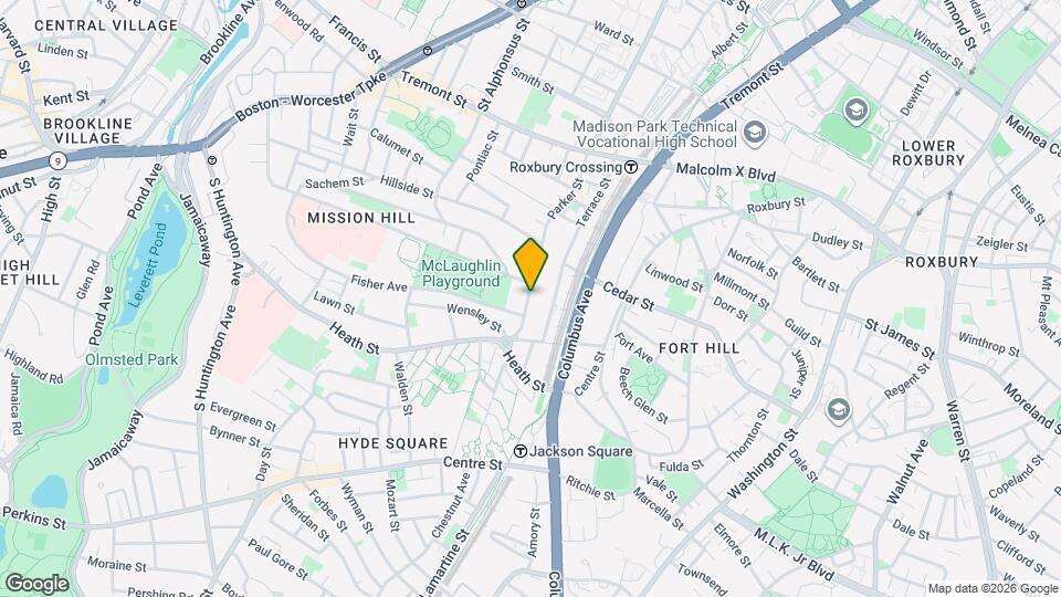 838 Parker St Map and Location Details