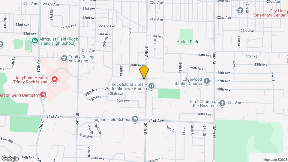 2546 30th St, Unit 1 Map and Location Details