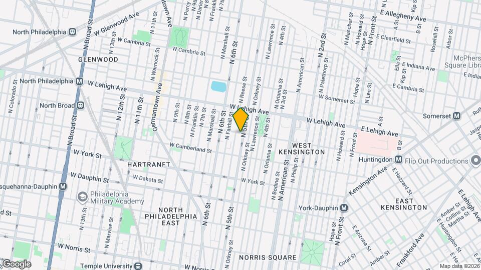 2554 N 5th St Map and Location Details