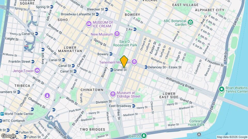 116 Eldridge St Map and Location Details