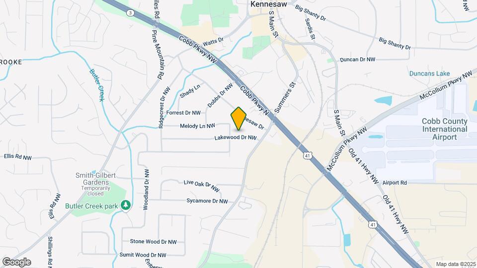 2296 Lakewood Dr NW Map and Location Details