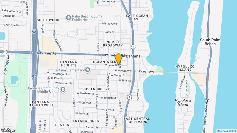 410 W Palm St, Unit 4 palms Mapa y Detalles de la Ubicación