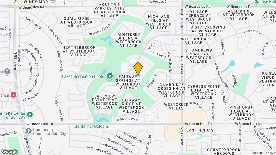 9408 W Taro Ln Map and Location Details