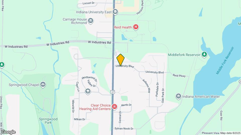 1071 University Blvd Map and Location Details