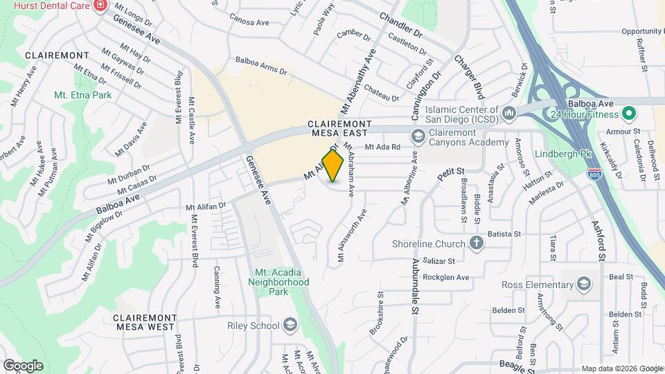 6060 Mt Aguilar Dr Map and Location Details