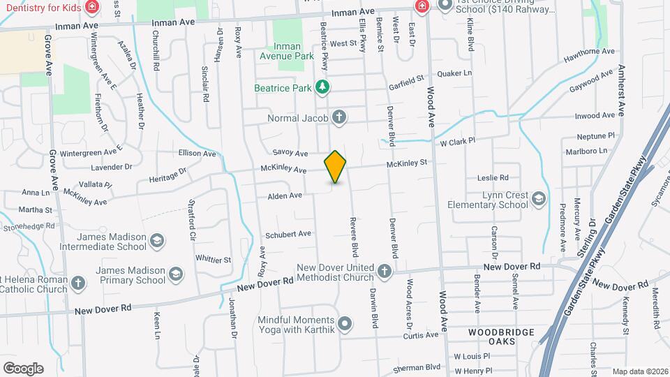 842 Beatrice Pkwy Map and Location Details