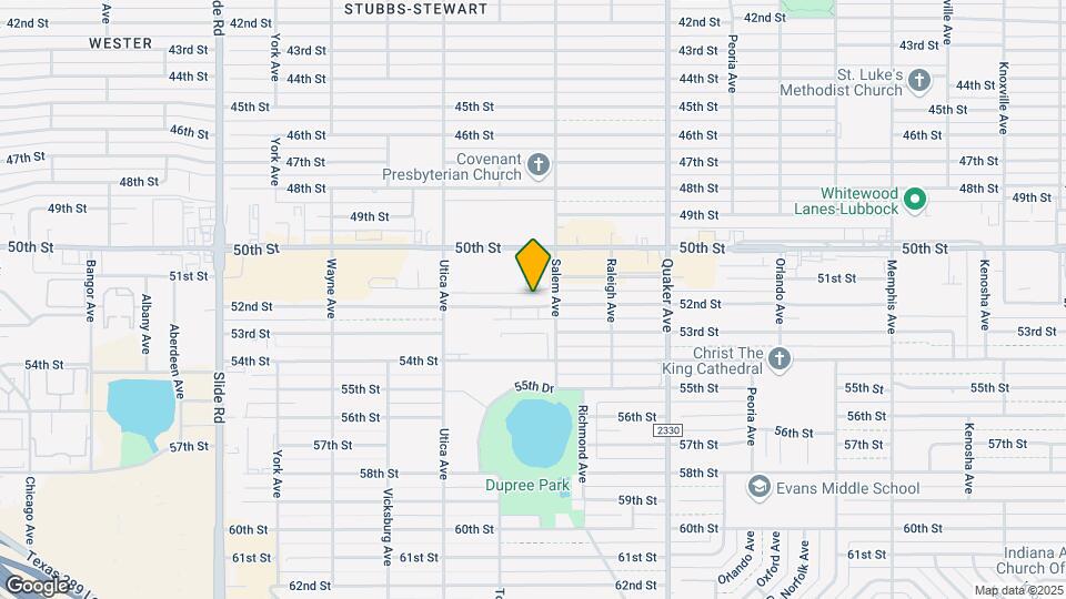 4610 52nd St-Unit -A Map and Location Details