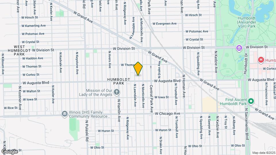 1015 N Lawndale Ave Map and Location Details