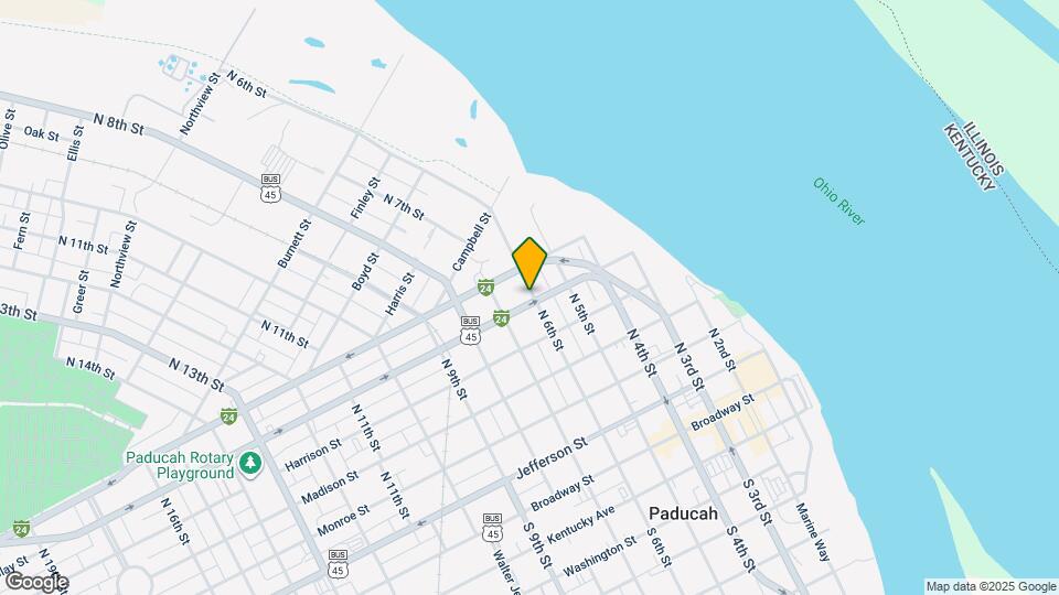 603 N 6th St Map and Location Details