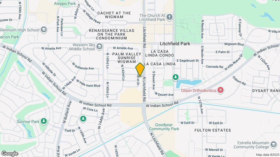 3737 N 141st Dr Map and Location Details