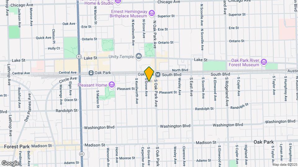 120 S Grove Ave Map and Location Details