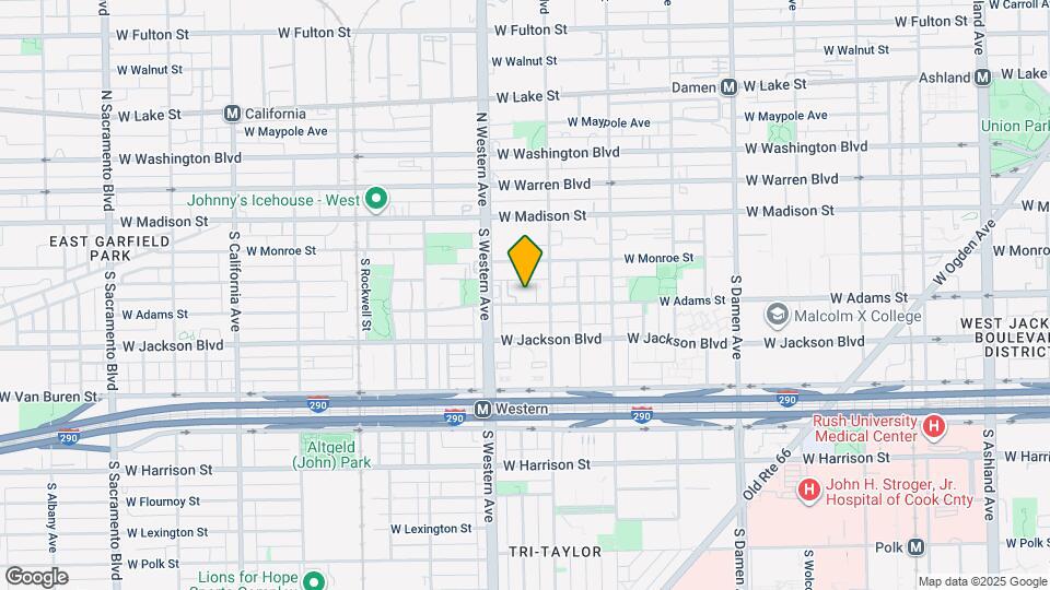 2320 W Adams St, Unit Unit 5 Map and Location Details