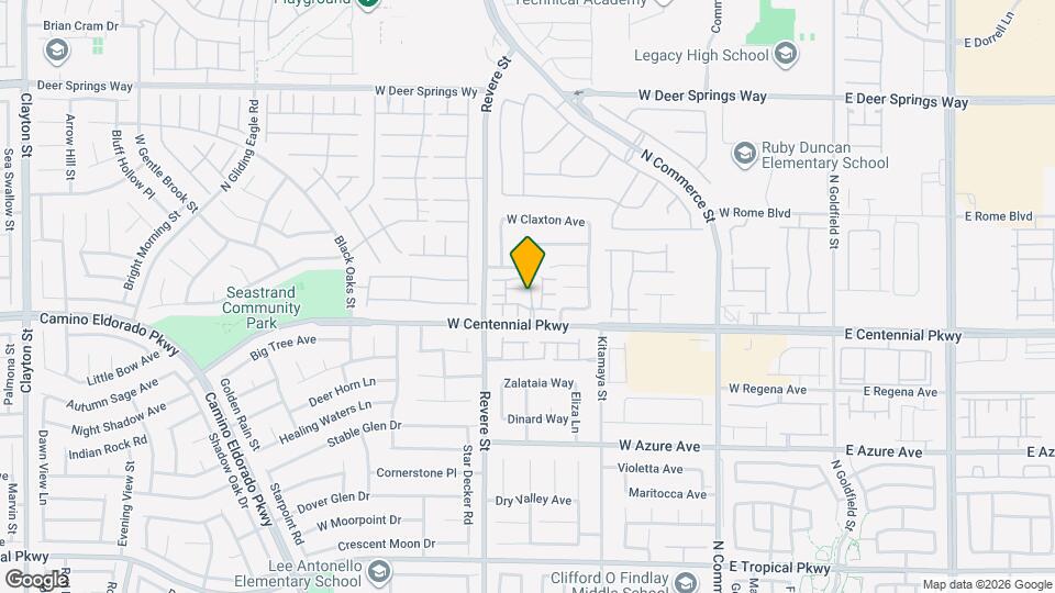 6425 N Buttercup Creek St Map and Location Details