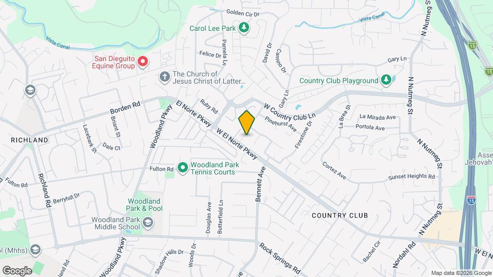 1726 Katy Pl Map and Location Details
