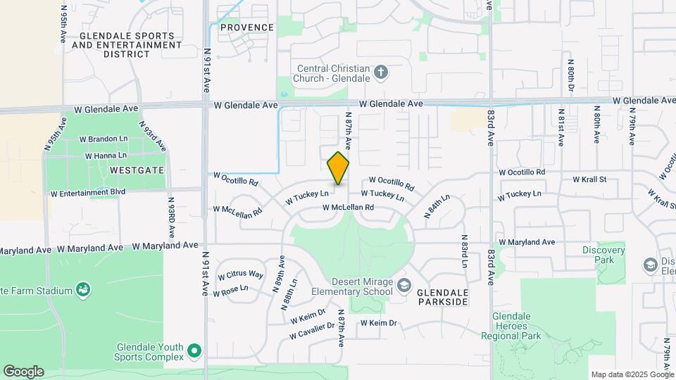 6611 N 87th Dr Map and Location Details