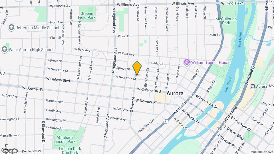 103 N View St Map and Location Details