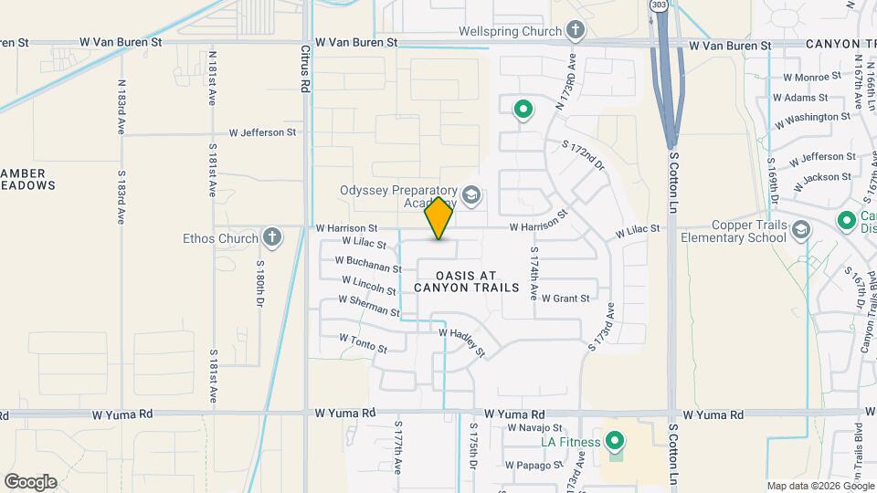 17601 W Lilac St Map and Location Details