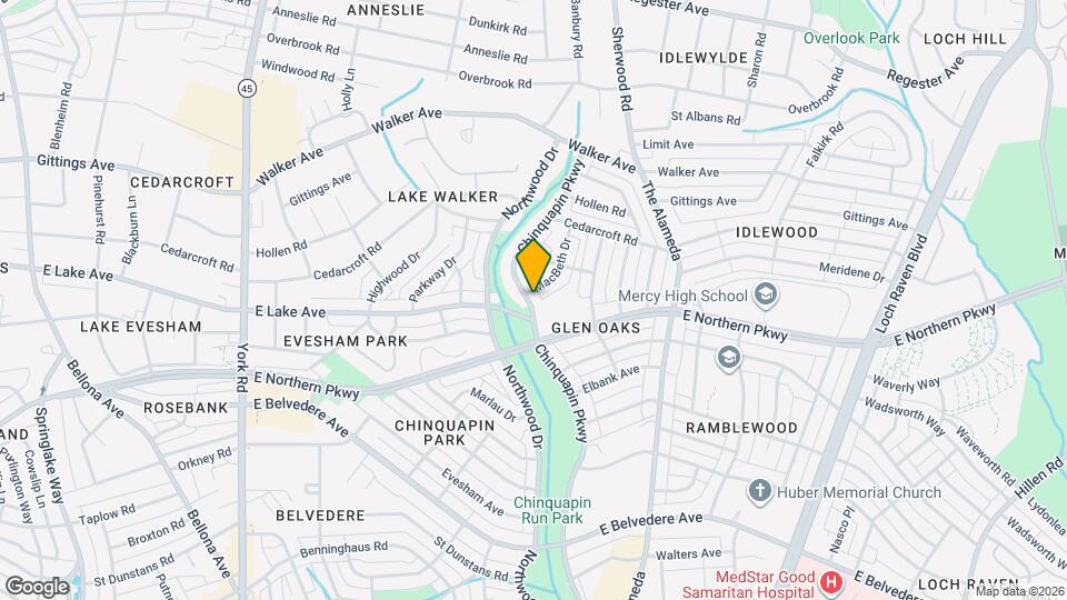 6105 Chinquapin Pky, Unit 6105CH-1 Mapa y Detalles de la Ubicación