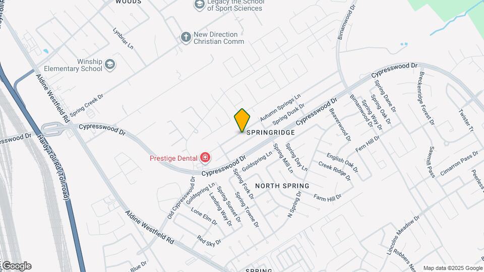 2402 Autumn Springs Ln Map and Location Details