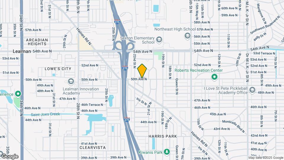 4952 21st St N Map and Location Details