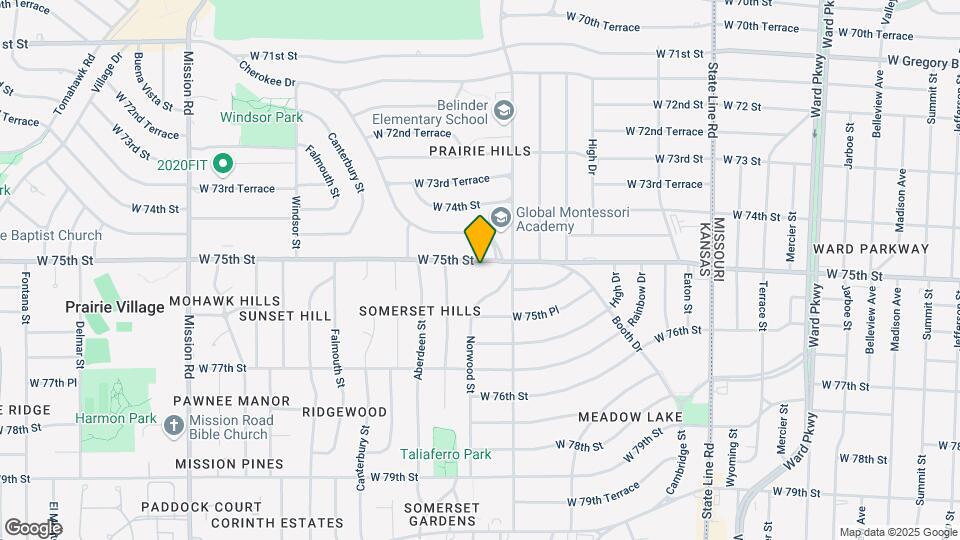 2805 W 75th St Mapa y Detalles de la Ubicación