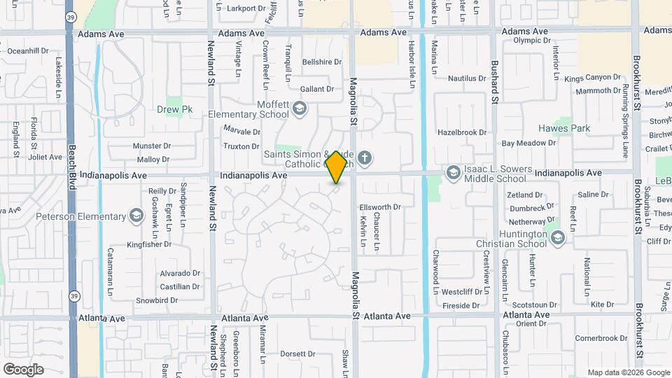 8933 Modesto Cir Map and Location Details