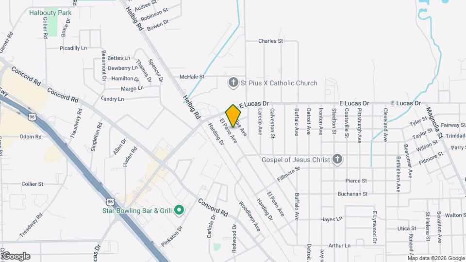 4710 El Paso Ave Map and Location Details