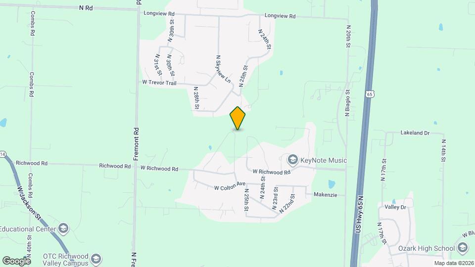 2122 N 26th St Map and Location Details