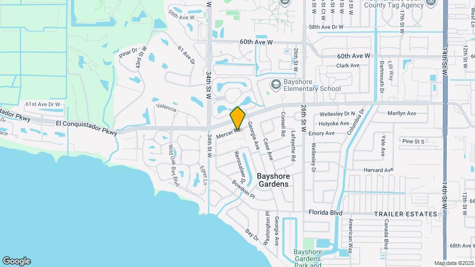 3120 Mercer Rd Map and Location Details