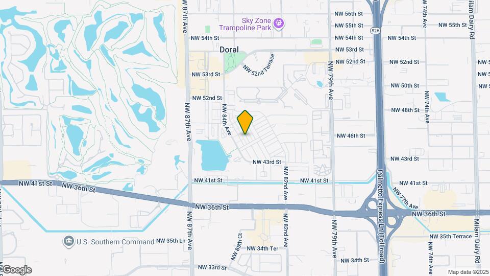 4665 NW 83rd Path Map and Location Details