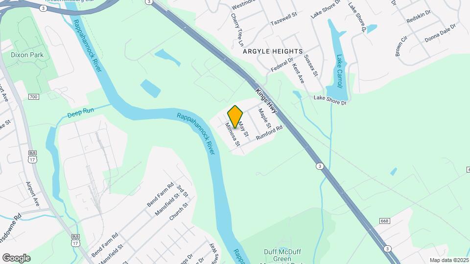 1905 Mimosa St Mapa y Detalles de la Ubicación