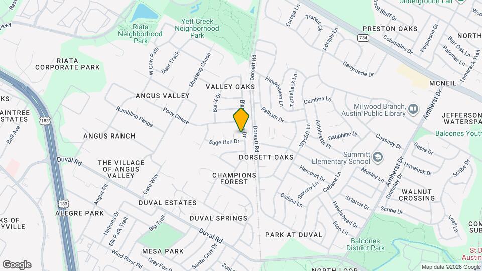 12118 Black Angus Dr Map and Location Details