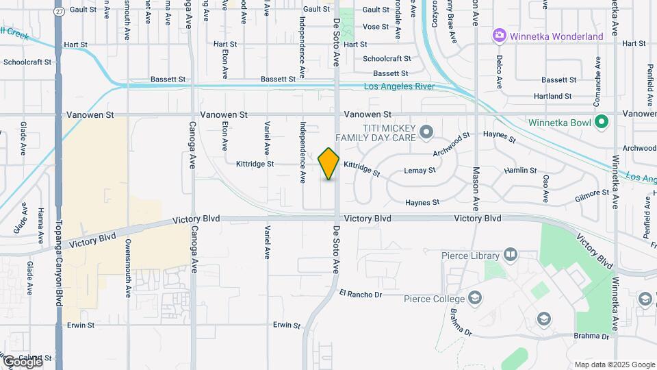 6605 De Soto Ave Map and Location Details