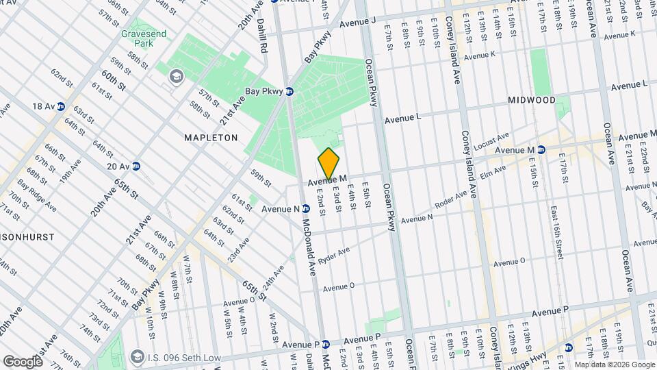 216 Avenue M Mapa y Detalles de la Ubicación