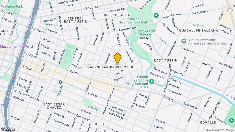 2202 E 10th St Map and Location Details