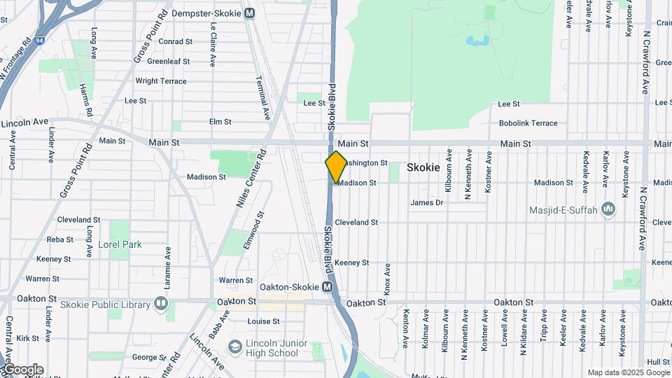 8255 Skokie Boulevard Map and Location Details