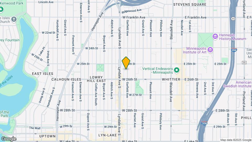 2526 Garfield Ave Map and Location Details