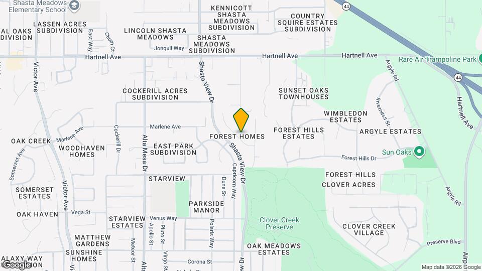 3323 Forest Homes Dr Map and Location Details