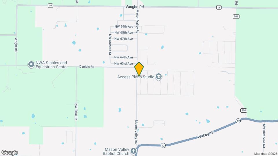 6103 NW McClellen St Map and Location Details