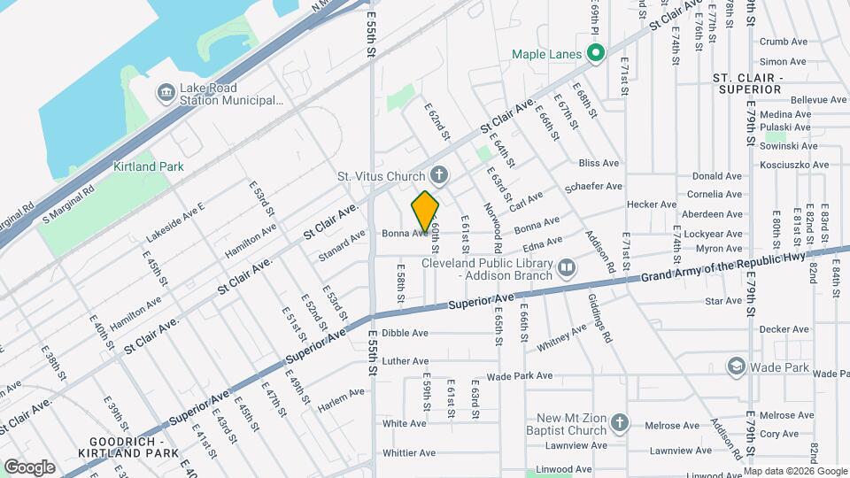 5910 Bonna Ave Map and Location Details