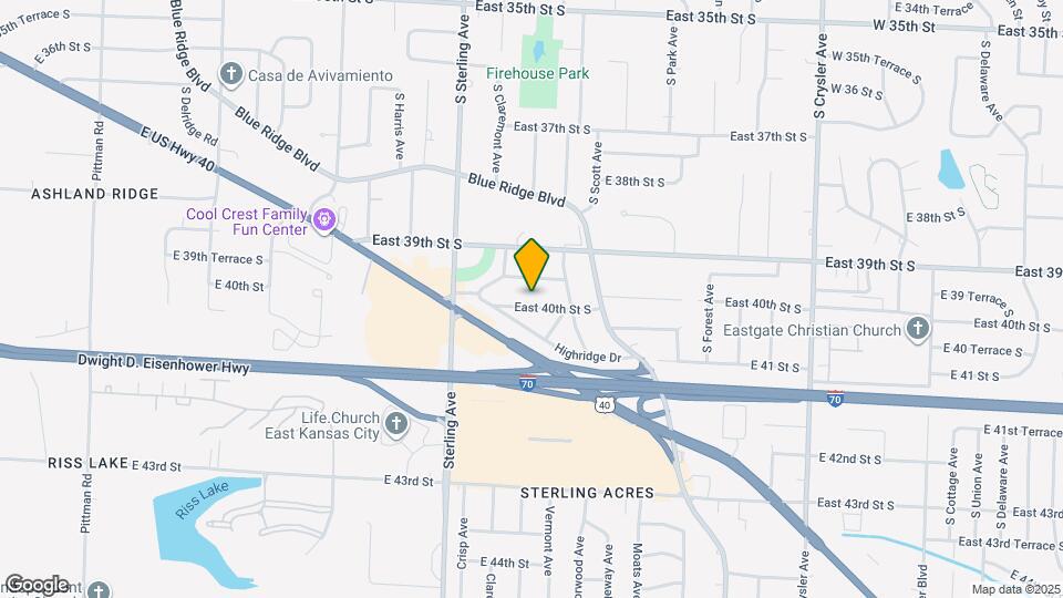 11316 East 40th St S Map and Location Details