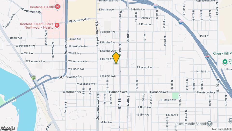 205 E Linden Ave Mapa y Detalles de la Ubicación