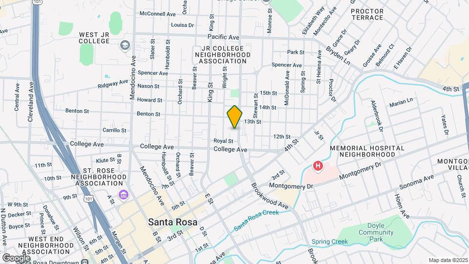 719 North St Map and Location Details