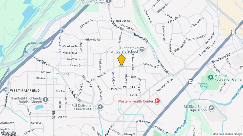 800 Fairfax Dr Map and Location Details