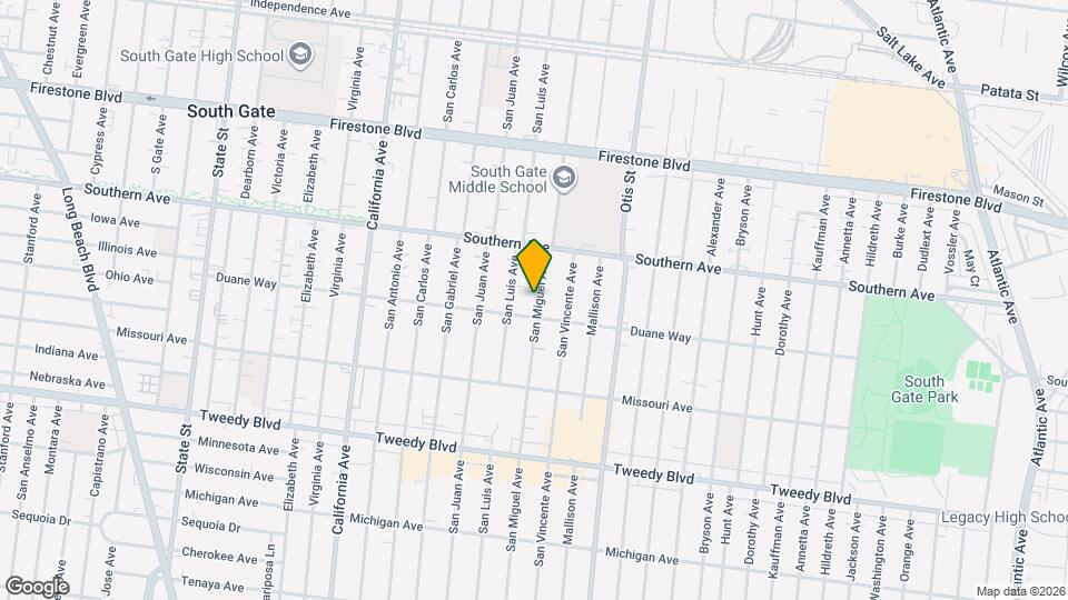 9337 San Miguel Ave Map and Location Details