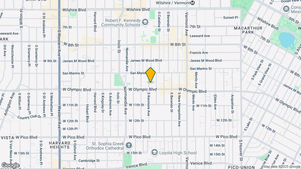 982 S Kenmore Ave Map and Location Details