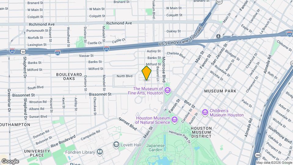 1136 Berthea St Map and Location Details