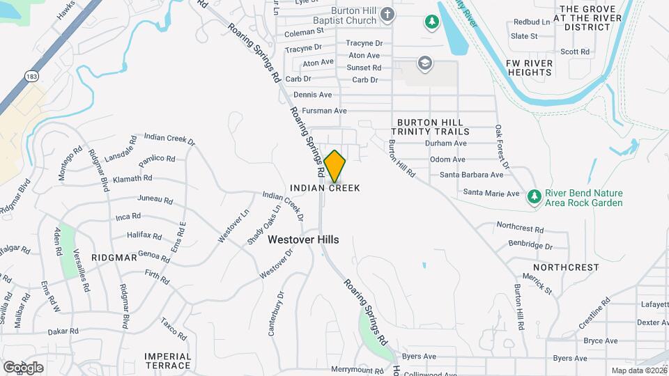 1349 Roaring Springs Rd Map and Location Details